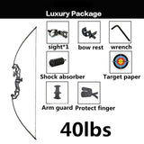 30-50LBS Metal handle bow Recurve Bow for Right Handed Archery Bow Shooting Hunting Game Practise tool Russian buyer can buy