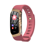 E18 Smart Bracelet Blood Pressure Heart Rate Monitor Fitness Activity Tracker smart watch Waterproof Men Women Sport wrist band
