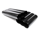 REAL,   Carbon Fibre 3 Finger Cigar Case Tube Holder Container Gift