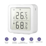 2022.WIFI Temperature And Humidity Sensor Indoor Hygrometer Thermometer With LCD Display Working With Smart Life/Alexa Google