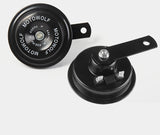 12V  Motorcycle Horn Moto Trumpet Black Loud 110db Moped Dirt Bike Electric Vehicle Scooter Air Horns Motorbike Classic Horn