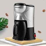 Coffee Tea Maker Stylish Home Portable Fully Automatic Mini American Coffee Machine Black and Pink EU Plug 220V Expresso Machine