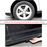 Creative Magnetic Black Key Safe Box Car Key Holder Hidden Storage Outdoor Stash For Home Office Car Truck Caravan Secret Box