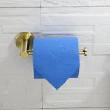 Brushed Gold Stainless Steel Toilet Paper Holder Wall Hook Towel Holder Towel Ring Kitchen Organizer Bathroom WC Accessories