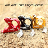 Bow And Arrow Equipment Three-Finger Grip Dispenser Composite Archery Supplies Accessories Outdoor Hand Sprinkler Metal Release