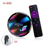 H96 MAX X3 Smart TV Box S905X3 2.4G/5G Wifi BT4.0 Set Top Box for An-droid 9.0