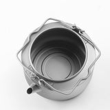 Titanium Kettle Outdoor Camping Pot Portable Mountaineering Trekking Water Boiling Tool Travel Hiking Cookware Equipment