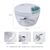 Vegetables, fruits, meat, nuts, carrots, garlic hand chopper, garlic blender, tools, hand-pull grinder, blender, processed food