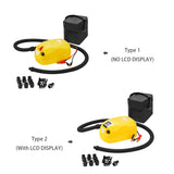 DC12V Air Pump with Nozzles Storage Bag Electric inflator Portable DC Air Pump Inflation and Deflation