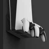 Wall Mount Stand Holder For PS5 Console,With 2 Controller Hook Brackets, Wall Bracket Invisible Installation System