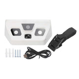 Solar Monitoring LED Garden Light Night Vision Flash Camera Waterproof Wide Angle Motion Sensor Flashlight for Front Door Yard