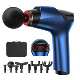 Massage Gun High Frequency With 7Clolors Breathing Light Muscle Relax Body Relaxation Electric Massager Professional Fascia Gun