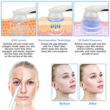 EMS Face Massager RF Radio Mesotherapy Face Lifting Device LED Photon Therapy Wrinkle Removal Vibration Deep Cleansing Machine