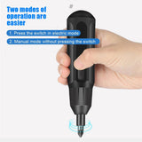 USB Rechargeable Household Power Tool 3.6V Multifunctional Cordless DIY Electric Screwdriver With 2 Screw Bits For Phone