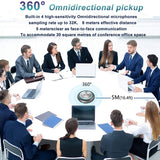 Bluetooth Conference Speaker With Microphone 360° Voice Pickup&amp;Noise Canceling Conference Plug&amp;Play Omnidirectional Mic