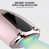 IPL Hair Removal Laser Epilator 300,000 Flashes for Women Face Armpit Bikini Whole Body Permanent Hair Remover Depiladora Laser