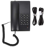 Landline Telephone Desktop Corded Fixed Phone Wall Mounted Telephone Support Flash Pause Mute Function for Home Office Hotel