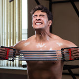 Spring Chest Developer Expander Men Fitness Tension Puller Muscle Exercise Workout Hand Gripper Chest Developer Resistance Bands
