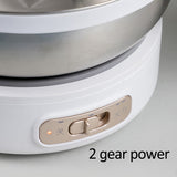 220V Foldable Electric Hot Pot Portable Multi-cooker Travel Cooking Pot Rice Cooker Split Type Food Cooking Mahine 1L