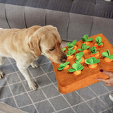 Pet Dog Chew Toy Vegetable Garden Carrot Plush Toy Pull The Carrot Parent-child Interaction Ability Early Educational Plush Toys