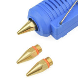 9 Pcs of Glue Copper Nozzle Small Caliber Length Large Caliber Hot Melt Glue Accessories