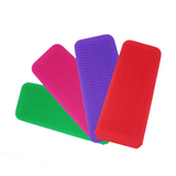 Hair Styling Tool For Curling Iron Hair Straightener Multi-function Non-slip Flat Iron Silicone Heat Resistant Travel Mat Pouch