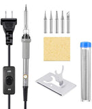 Adjustable Temperature Electric Soldering Iron kit 220V 110V 60W Welding Solder Rework Station Heat Pencil Repair Tools