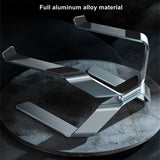 Aluminum Laptop Stand Angle Adjustable Ergonomics Notebook Holder Suspended Cooling Base MacBook Air Pro Stand MacBook Holder