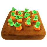 Pet Dog Chew Toy Vegetable Garden Carrot Plush Toy Pull The Carrot Parent-child Interaction Ability Early Educational Plush Toys