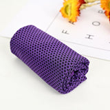80*30cm Super Absorbent Cooling Towel Fast Drying Soft Breathable Chilly Gym Yoga Towel for Pilates Golf Camping Running Workout