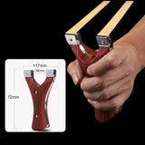 Portable Slingshot Resin Alloy Catapult Used Flat Rubber Band Outdoor Hunting Sports Multiple Competition Toy Accessories