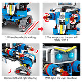 NEW City RC Robot Transformation Racing Car Building Blocks Creator Remote Control Robot Weapon Bricks Toys For Children