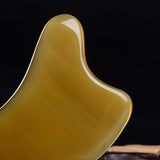 Natural Horn Scraping Plate Gua Sha Board SPA Massage Tool OX Horn Chinese Traditional Body Massager Acupuncture Scraper