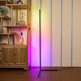 Nordic Modern Simple Remote Control RGB Corner Floor Lamp  for Living Room Bedroom Atmosphere Standing Indoor Light