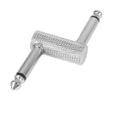 5X 6.35 Adapter Plug Pedal Coupler Sz Type Connector for Guitar Effect Pedal 1/4 Inch High-Grade Amplifier Adapter