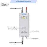 DP10007 Oscilloscope High Voltage Differential Probe 700V 100MHz Probe Clip Kit 3.5ns Rise Time 10X/100X Attenuation Rate
