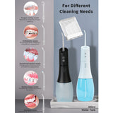 Oral Irrigator Dental Water Flosser 3 Modes Teeth Cleaner Water Jet 400ml Water Tank 5 modes Oral Cleaning ирригатор для зубов