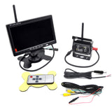 7 Inch Car Monitor Screen Rear View Camera For Truck Bus  TFT Rear View Monitor 12V-24V Display 2.4G 12V-24V Wireless