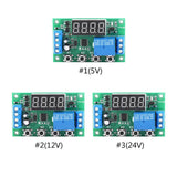 5V 12V 1 Channel Relay Module Cycle Trigger Delay Power-off Delay Timing Circuit Switch Time Relay