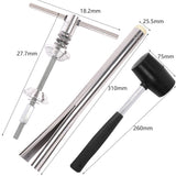 LEBYCLE Bicycle Headset Press-in Tool Shaft Bowl Removal Tool MTB Road Bike Stainless Steel Bearing Installation Repair Kit