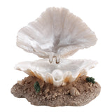 Aquarium Decoration Coral Reef Aerating Action Ornament Fish Tank Shell Pearl Bubbler Fish Aquatic Pet Supplies