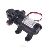 Intelligent Valve DC 12V 130PSI 6L/Min Water High Pressure Diaphragm Self Priming Pump 70W Hot