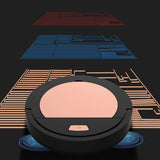 Smart Robot Vacuum Cleaner Strong Suction USB Charging Cleaning Hard Floor and Carpet Smart Sweeper Black