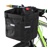 MTB Bicycle Front Basket Removable Waterproof Bike Handlebar Canvas Small Pet Dog Carry Carrier Frame Bag Bicycle 2023 New