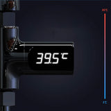 LED Kitchen Temperature Meter Water Shower Bath Thermometer Flow Self-Generating Electricity Meter Monitor Baby Celsius Faucet