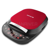 220V Household Electric Crepe Maker Non-Stick Pancake Baking Pan Automatic Multi Cooker Frying Pan 2 Side Fast Heating