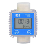 K24 2.3-3.3V Turbines Digital Diesel Oil Flow Meters Oil Meters Chemicals Water Flow Meters 10-120L/MIN