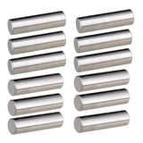 12 Pieces Alnico 5 Humbucker Pickup Polepiece Magnet Slug Rods 15mm for Electric
