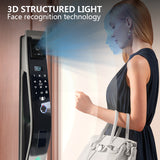 Home security door visual cat eye remote capture password fingerprint face recognition lock