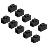 10Pcs RJ45 Connector Keystone Jack Cat6 Extension Coupler Ethernet Network LAN Cat 6 Coupler Jacks Extend Adapter